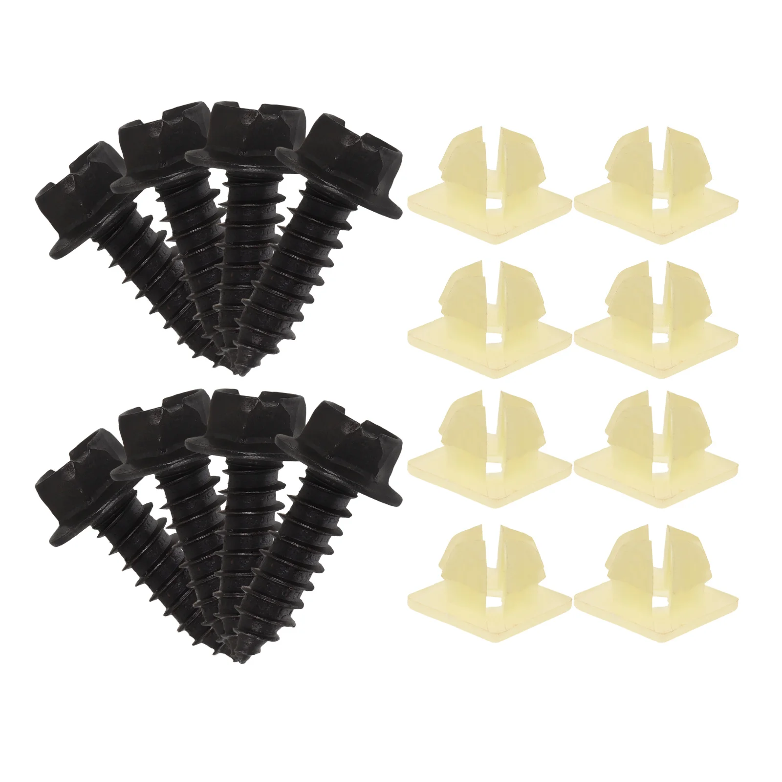 

1Set Car Bumper Clips Fasteners Auto Retainer Rivet Push Clips Repair Kit for License Plate Bumper Trim Fixing