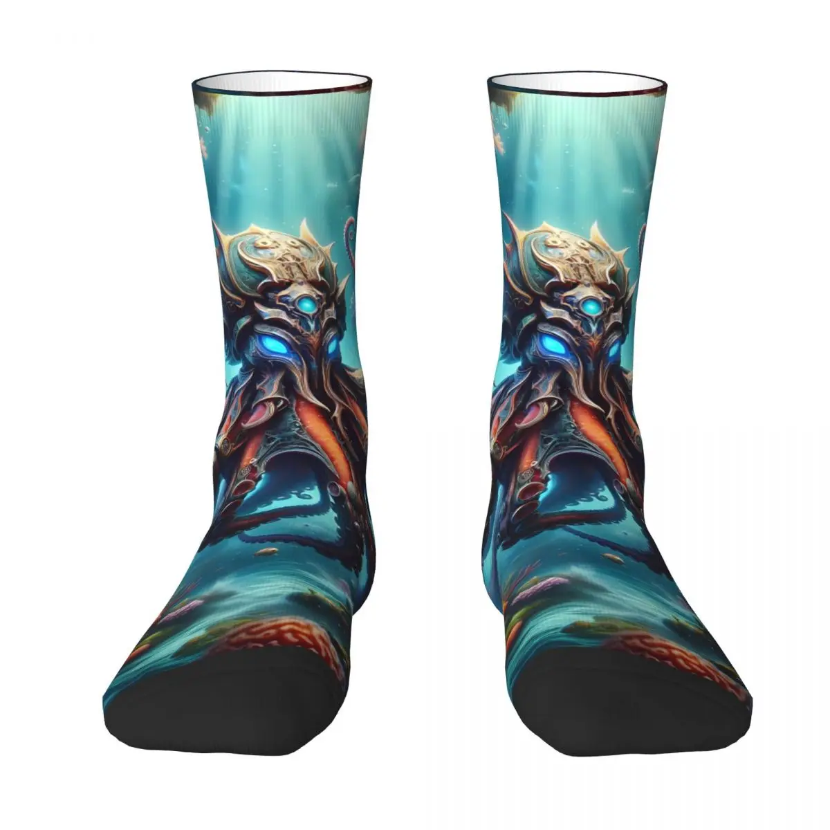 Octopus Socks Printed Men's Stockings Polyester