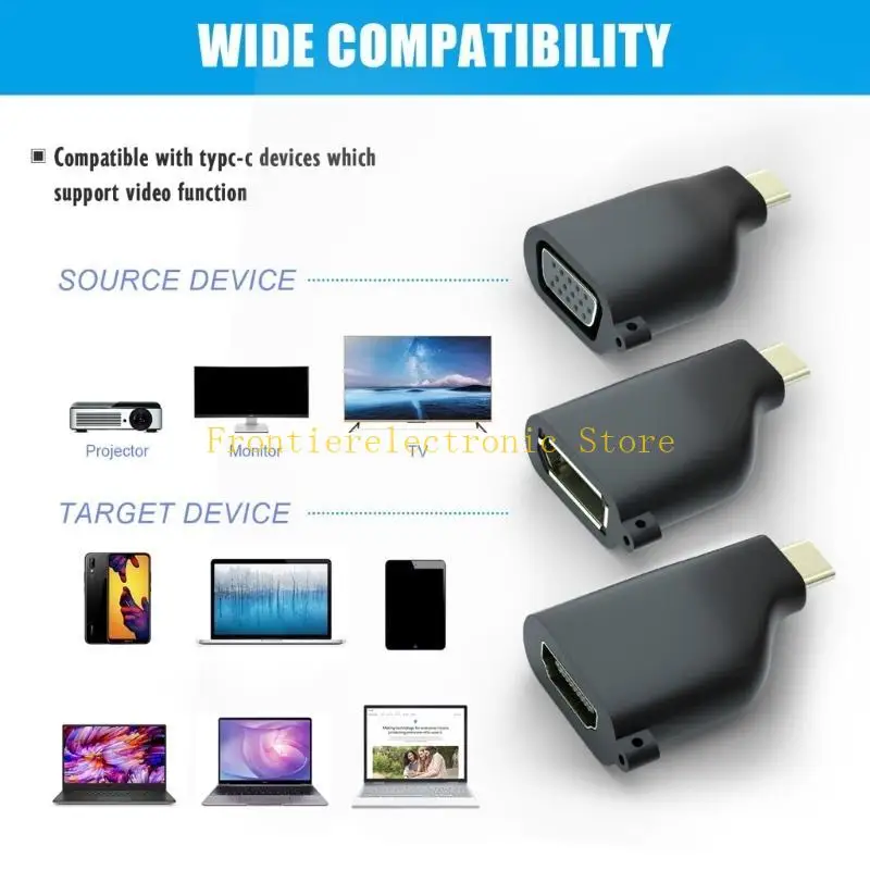

G8DB USB C Video Connection Adapter, 4K60Hz Video Adapter Fast Efficient Professional