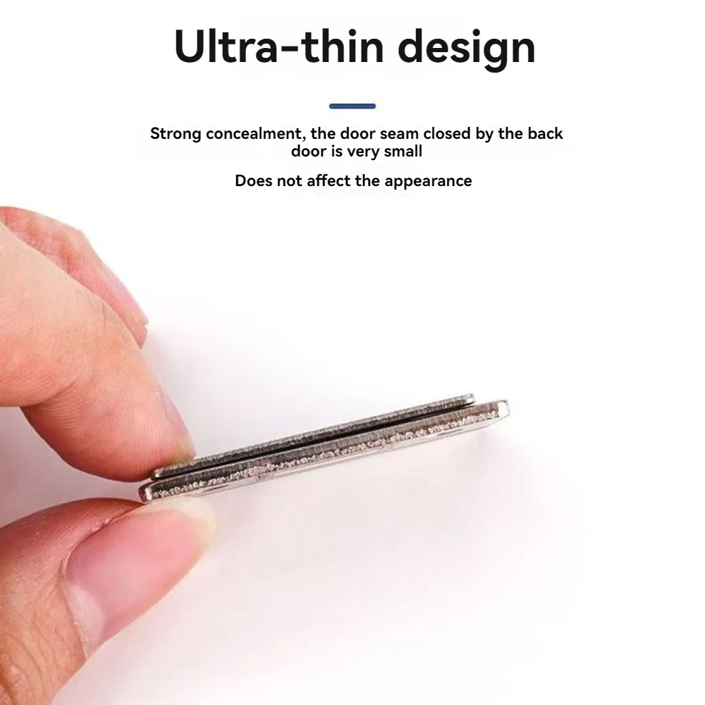 Magnetic Cabinet Catches Ultra-Thin Door Magnets Stops Invisible Adhesive Drawer Catch Soft-Catch Kitchen Closet Door Closer
