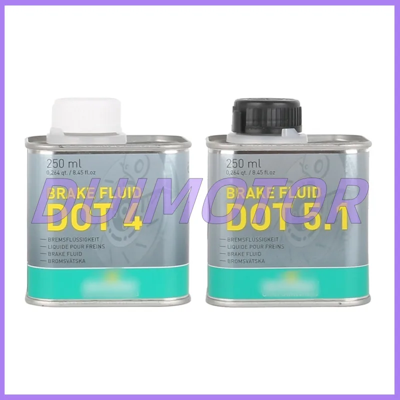 Brake Fluid Dot 4.0/5.1 Clutch Fluid 250ml High Performance for Motorcycle