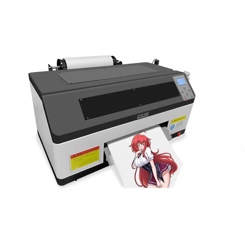 DOMSEM Industrial Inkjet Printer A3+ DTF Printer 30cm Printing Machine With Xp600 Head DTF A3+ Printer For T Shirt Printing