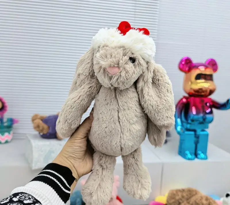 

For Jelly cat Limited Edition Fun Bunny Rabbit Cartoon Plush Doll With Gift Home Decoration Holiday Gift Interactive Toy