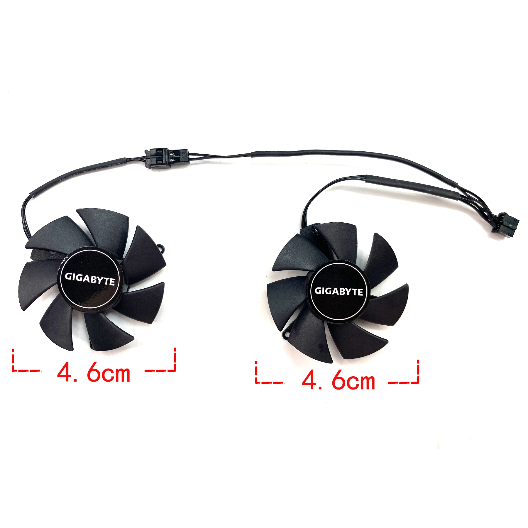 New 4.6cm FS1250-S2053A 12V 0.19A GPU Cooler Fan For GIGABYTE GeForce GTX1650 1630 OC Low Profile Graphics Card Replacement Fan