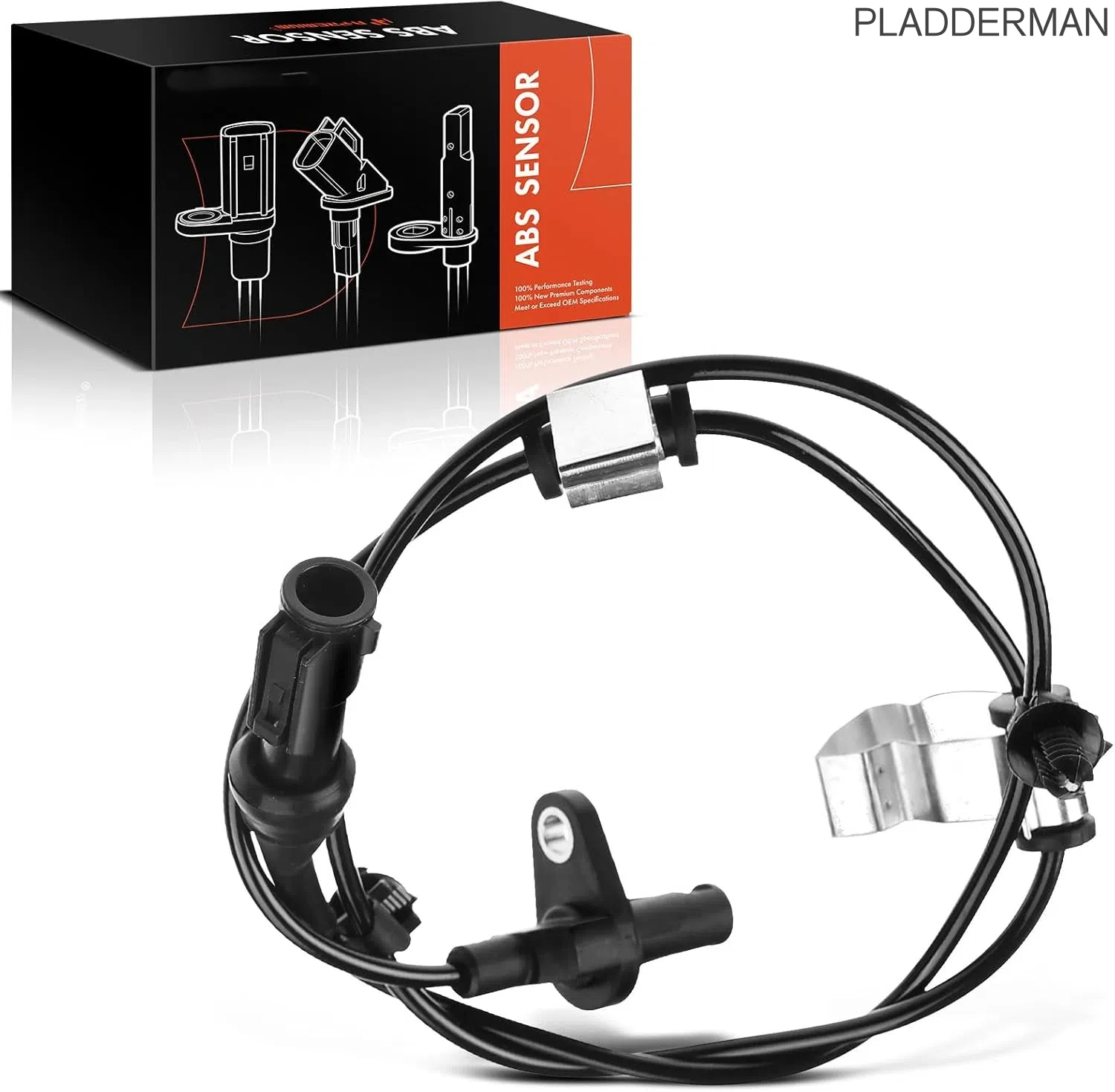 Rear Passenger Side ABS Wheel Speed Sensor Compatible with Ford Edge Lincoln MKX V6 3.5L 2007-2010 AWD;ALS1741,5S8646,7T4Z2C190B