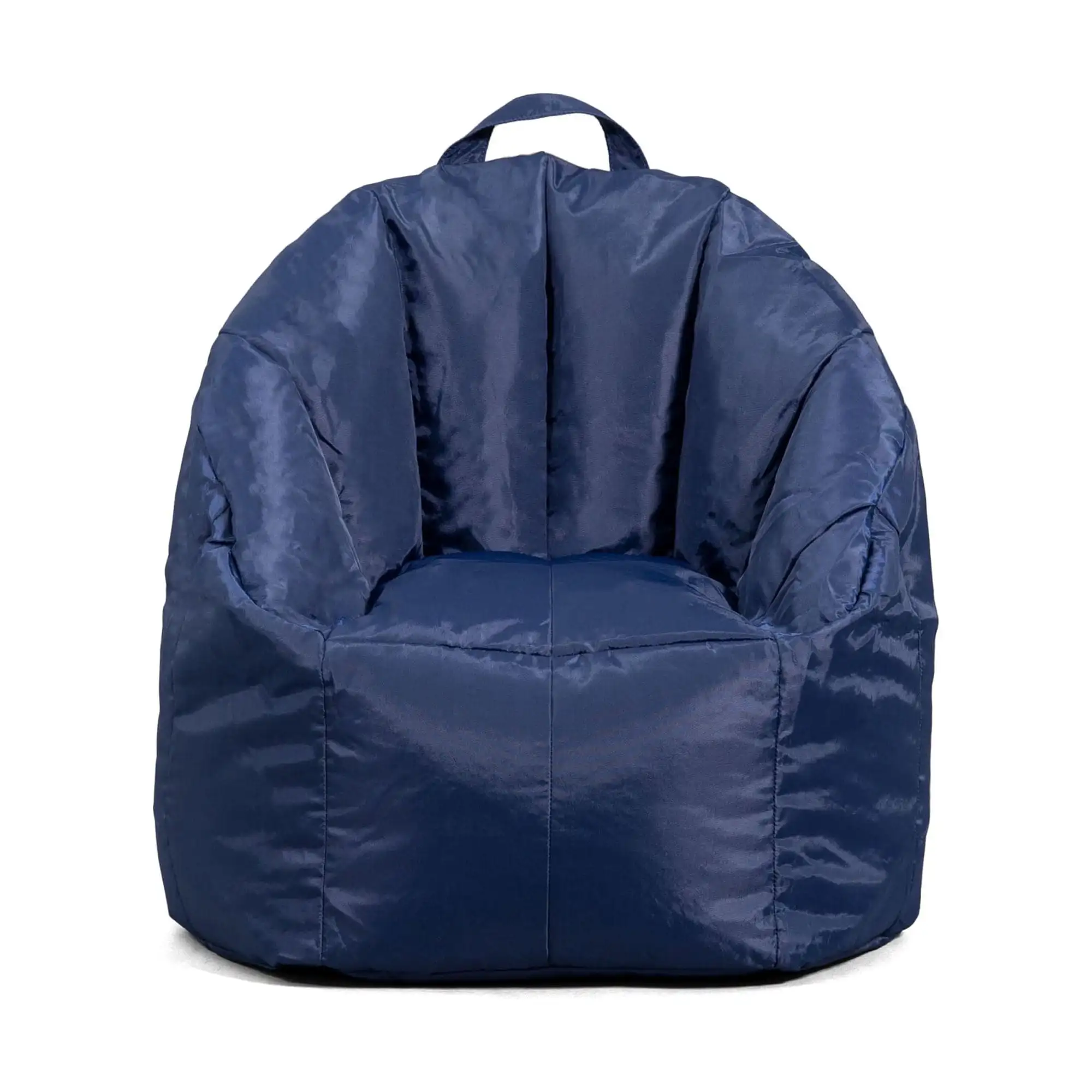 

Junior Kids Bean Bag Chair, 1.5 Feet Durable Polyester Nylon Blend Bean Bag Sofa Couch, Navy