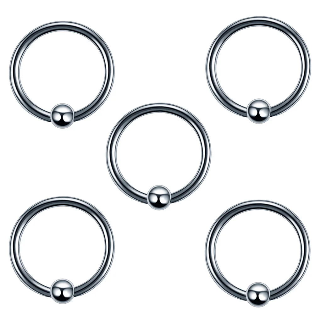 1 مجموعة من ترصيع الأنف مجوهرات حلقة ثقب الشفاه Labret البطن خاتم على شكل زر المقاوم للصدأ زخرفة الجسم لولائم الحفلات #1