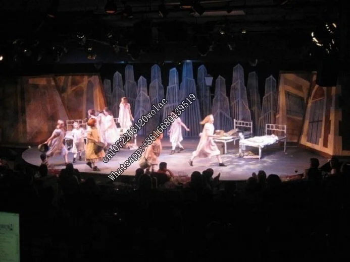 Популярный товар, используемый на сцене для больших показов, 3D голографические проекции экран mesh с плавающим в воздухе 3,1*2