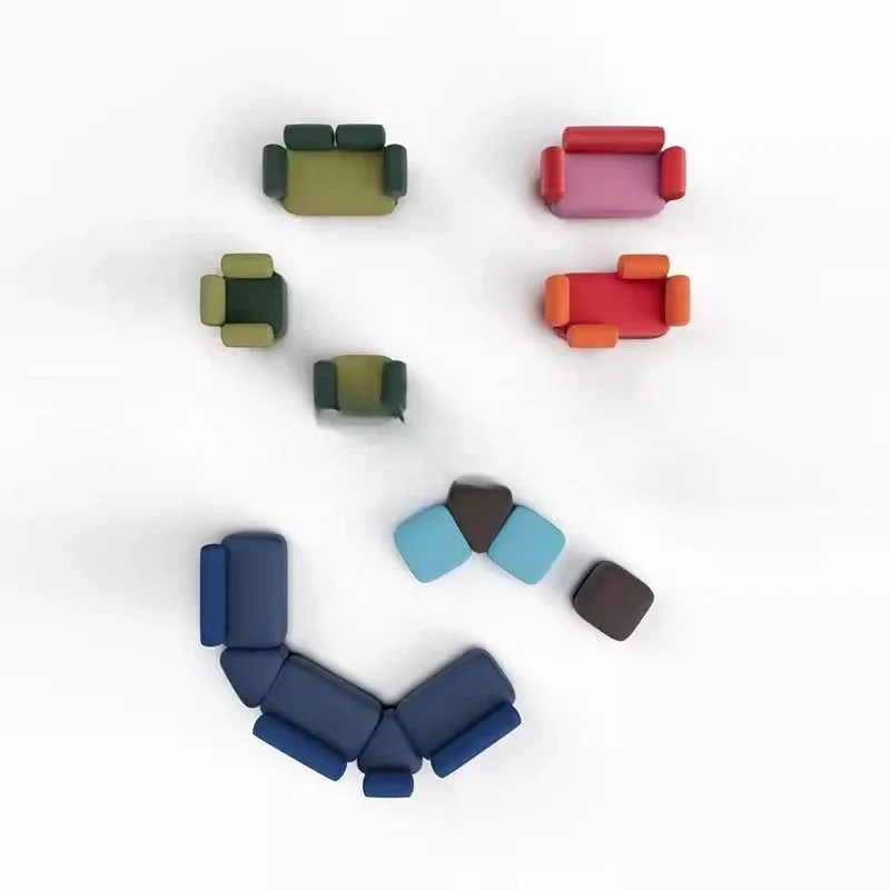 

Sofa office, library rest, waiting area, special-shaped sofa