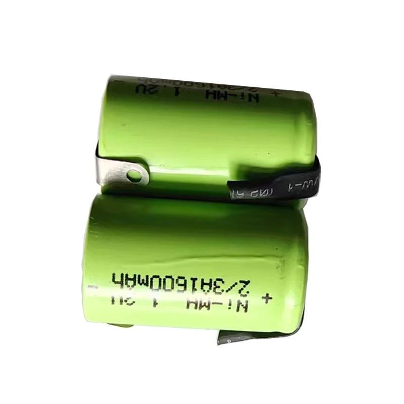 100% nowy akumulator 2/3A 1.2V 1600mAh wysokiej jakości NI-MH do Philips HQ26 HQ26/golarka elektryczna 17*28mm