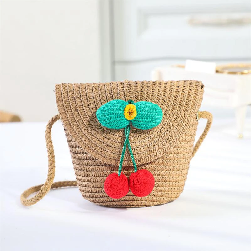 

New Flip Style Change Mini Fashionable Straw Woven Shoulder Crossbody Bag