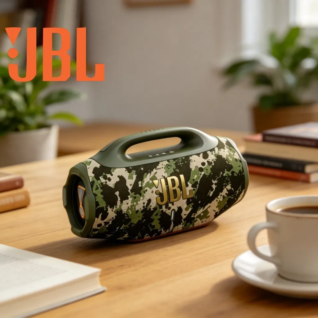 JBL BOOMBOX4 God of War 4th Gen Wireless Bluetooth Speaker, Waterproof Portable Long Battery Life for Home & Outdoor