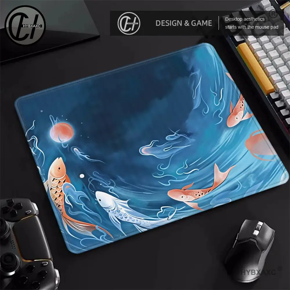 

Chinese Style Gaming Mouse Pad Smooth Frosted Surface Desktop Mat Tempered Upgrade Gamer Accessories Mousepad