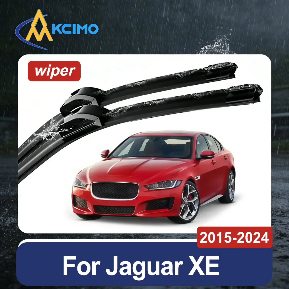 

Front Wiper Blade Set For Jaguar XE X760 2015-2024 Premium All-Weather Rubber Windshield Wipers Easy Replacement