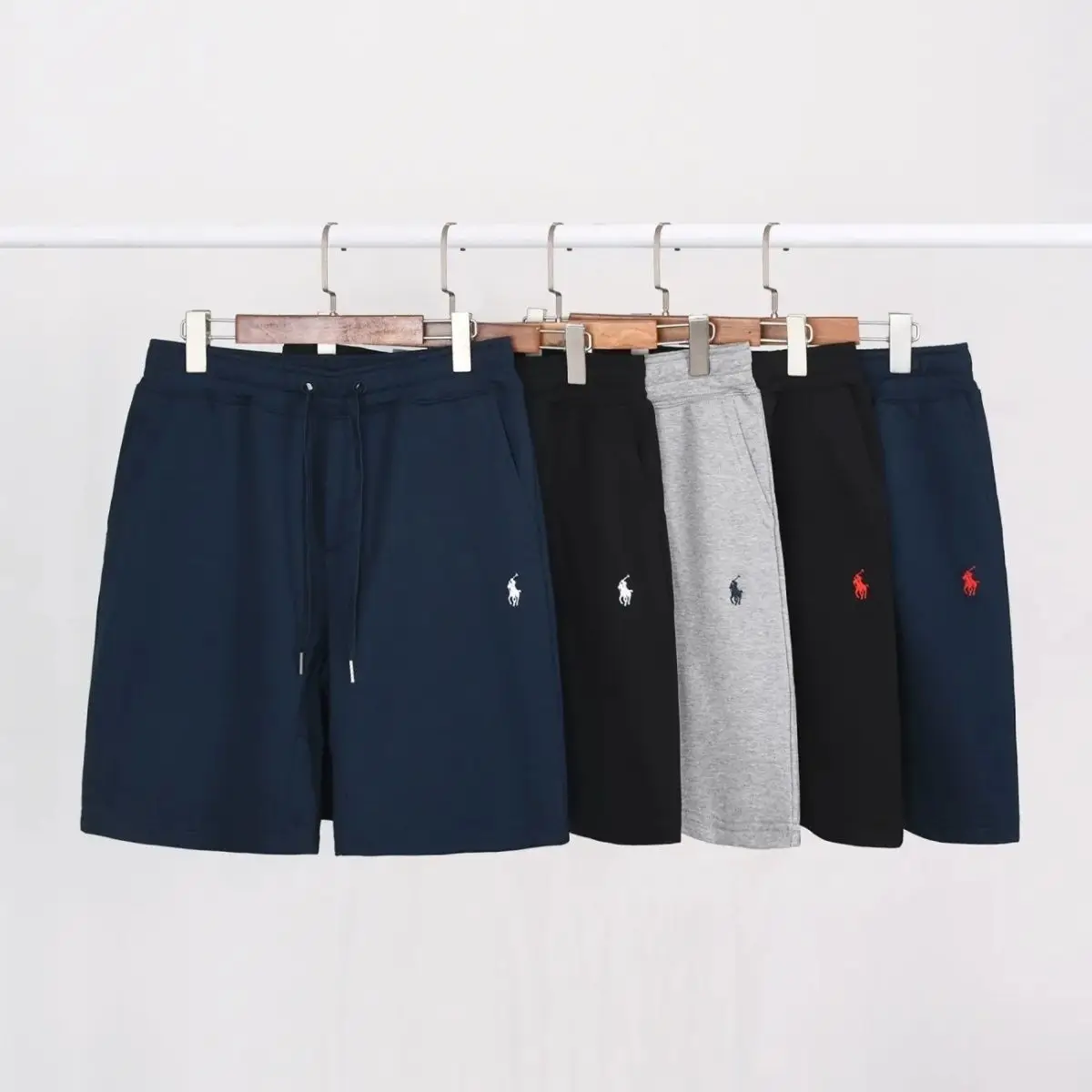 Trendy Simple Men's Five-point Pants Loose Middle Pants Pure Cotton Sweatpants Casual Beach Shorts Versatile High Quality