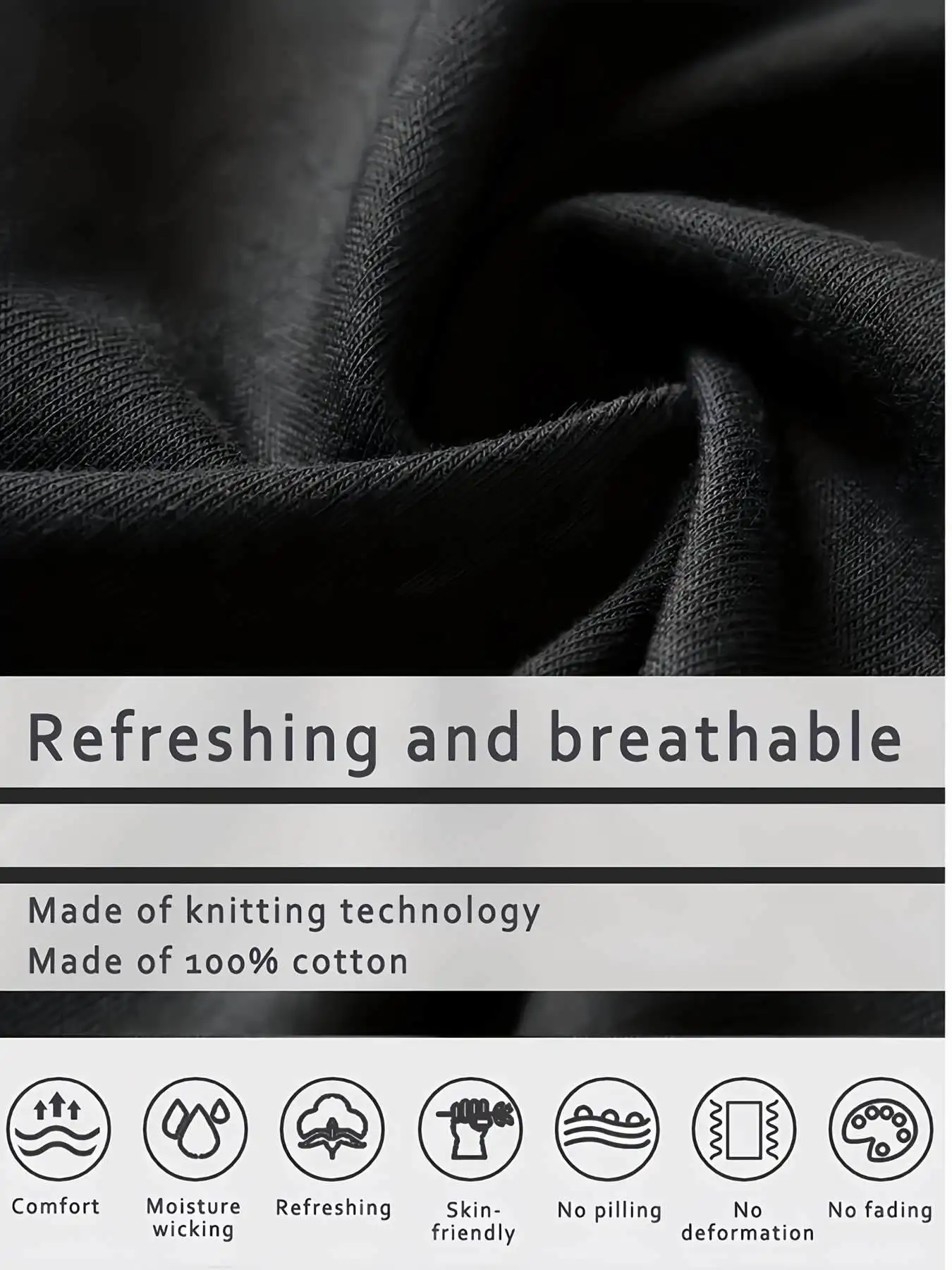 تي شيرت مضحك للجنسين 100% بوليستر، صورة خلفية سوداء صلبة، قميص علوي بأكمام قصيرة يسمح بالتهوية، تي شيرت برقبة دائرية #5