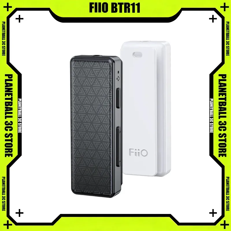 FiiO BTR11 Bluetooth 5.3 Receiver LDAC Lossless Hi-Res Audio DAC Amp 3.5mm Car AUX Adapter for Wired Headphones PC Phone Tablet