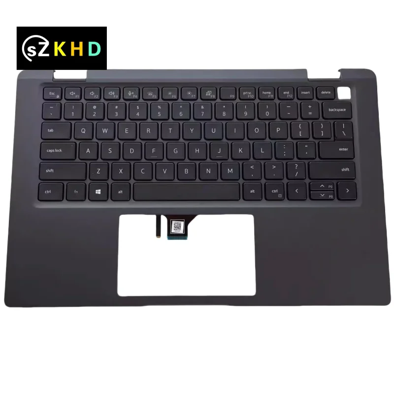

Black Shell Upper Case Palmrest Cover With Backlit Keyboard Latitude E7420 7420 not have an SC interface FRU: 07HD7X