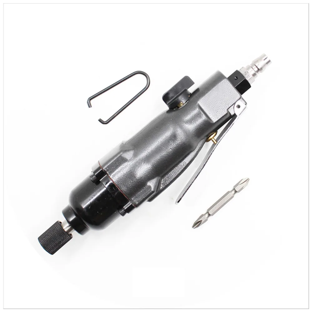 1/4" Pneumatic Screwdriver Straight Hand Screwdriver Torque Adjustable Driver with Screw Bits BC-10H Auto repair tools