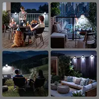 Solar Motion Sensor Clip On Light Outdoor Waterproof Bright Solar Powered Security Lamp for Fence Garden Yard Wall Patio Camping 6