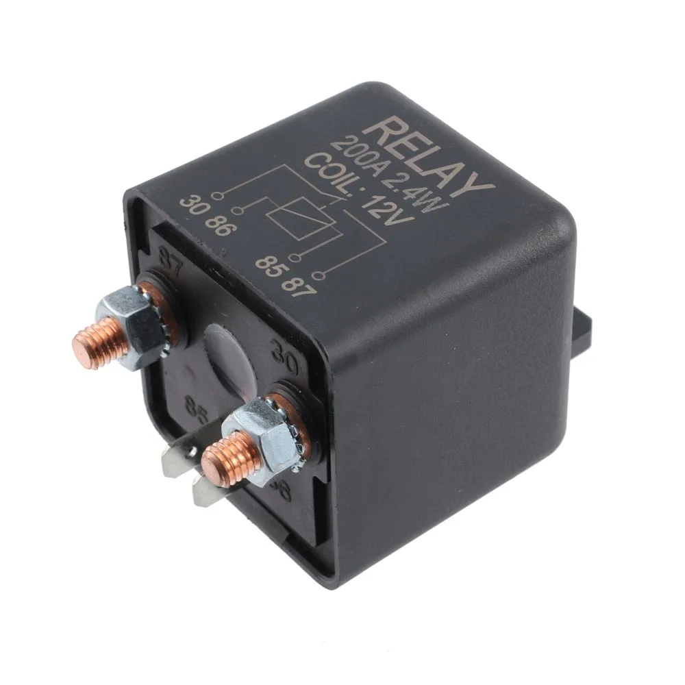 Auto Car Start Relay 12V 200A 2.4W Heavy High Current for Automobile Truck Electronic Control Device Accessory