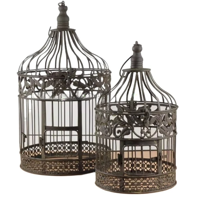 

Elegant metal birdcage home decoration birdcage small pet house