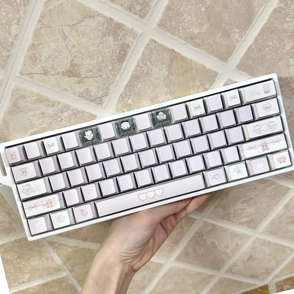 

Dream gift/Customization/Side engraved transparent keycaps/Original height/PBT