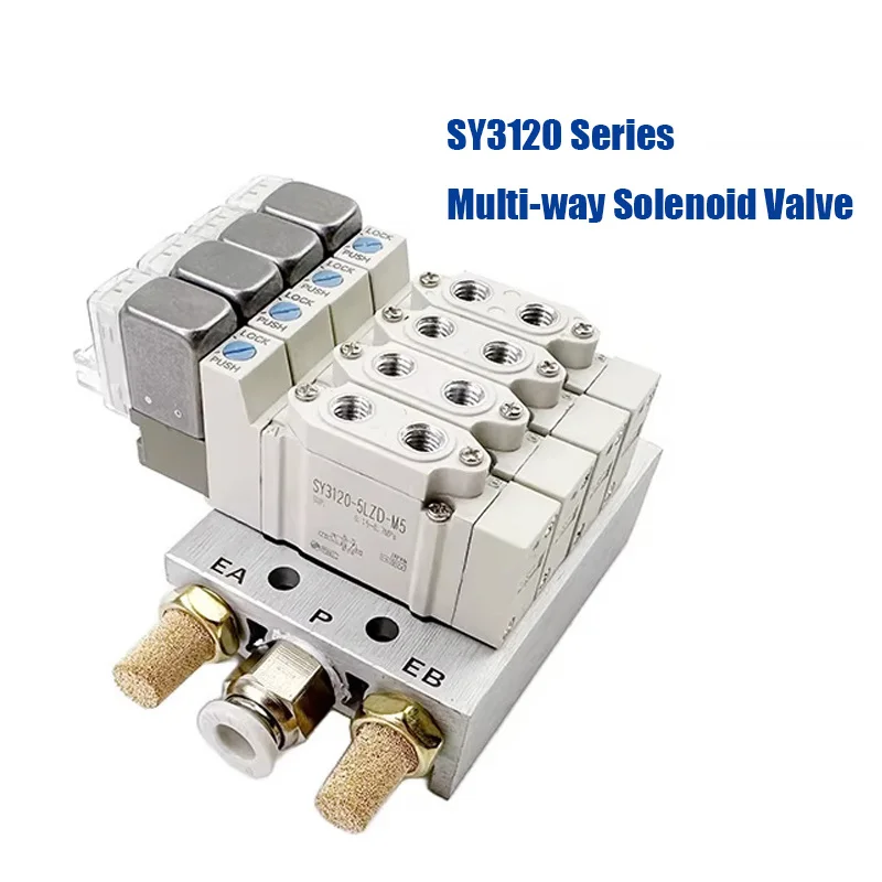 NEW SY3120 Series Manifold Stations SY3120-5LZD-M5 Solenoid Valve Combination Single Electronically Control Valve