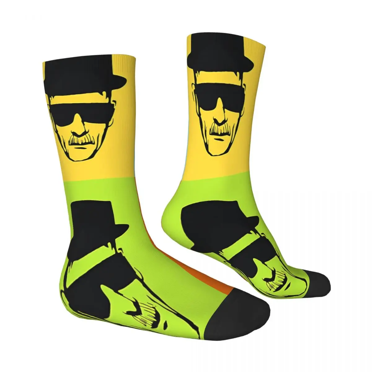 Heisenberg 4 Colours Breaking Bad Socks Male Mens Women Spring Stockings Printed