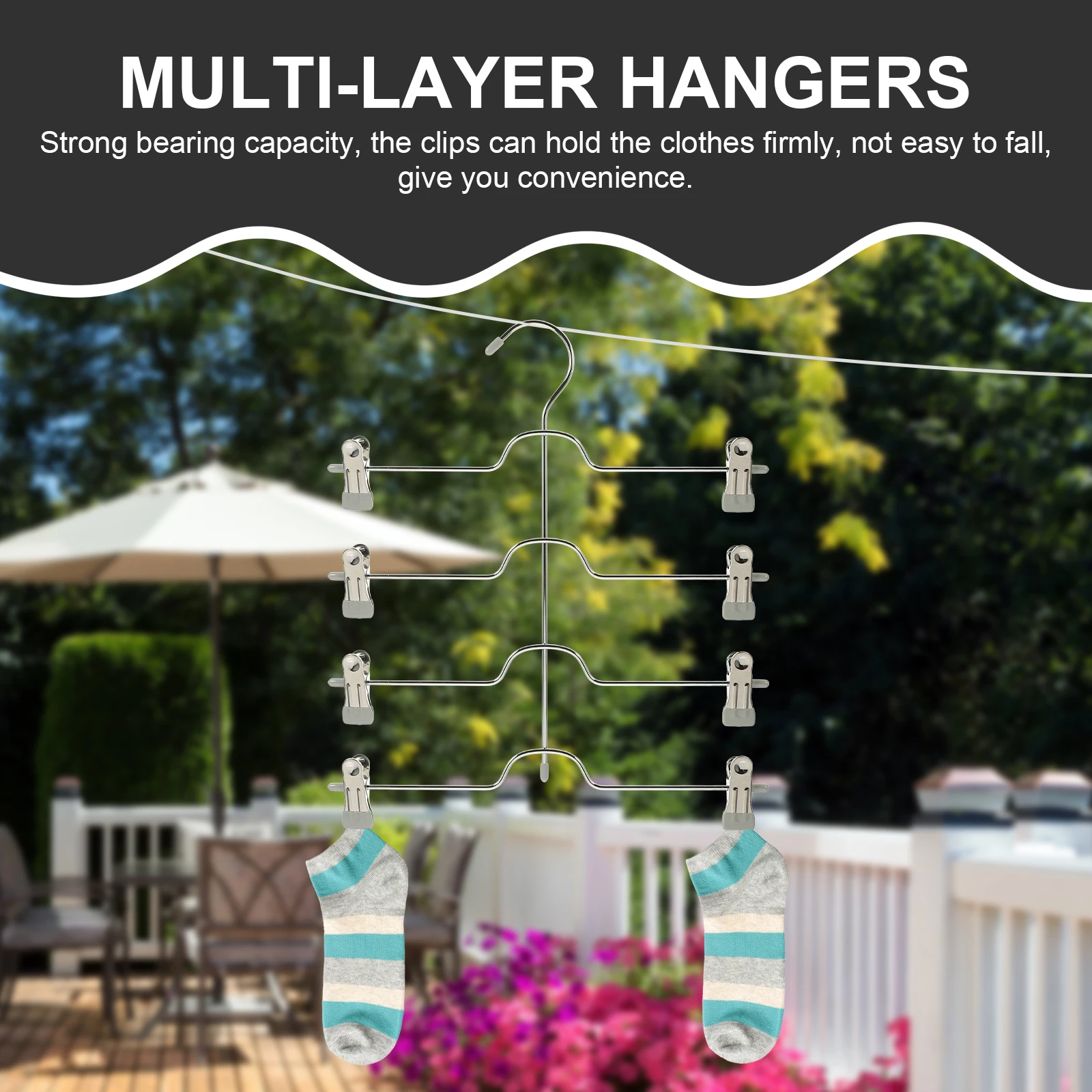 

Hangers Clothes Racks Multifunctional Pant Rack Clips Metal Casual Pants Skirt Pant Hanger Hanger Trousers Rack Home Storage