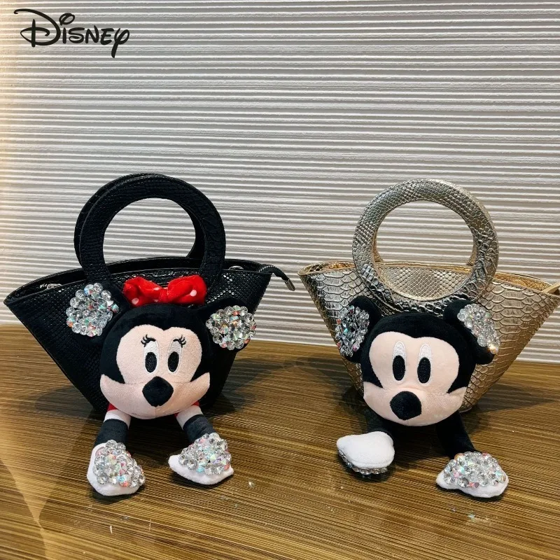 

Mickey 2026 New Women's Handbag Fashionable and High-quality Diamond-encrusted Women's Banquet Bag High-end Women's Chain Bag