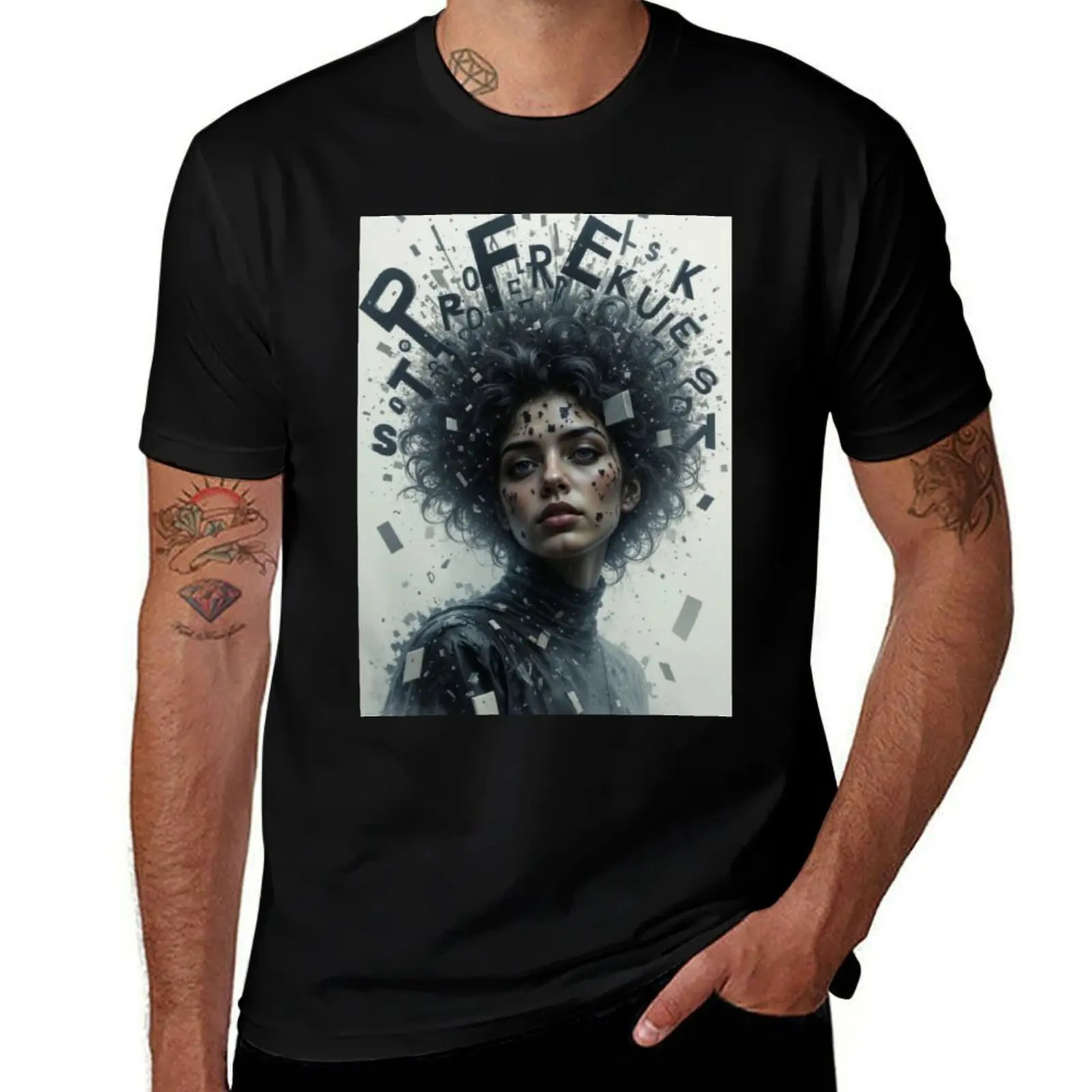 

ART !!! T-Shirt shirts graphic tees anime fashion shirts T-shirt men