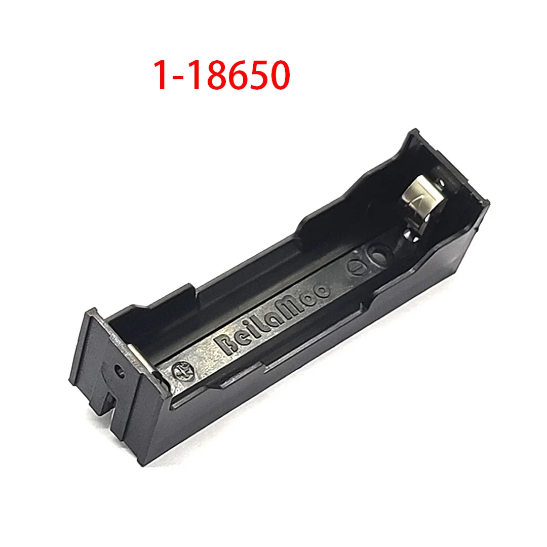 18650 Battery Box 1X 2X 3X 4X 18650 Battery Holder 18650 ABS Storage Box Power Bank Case 18650 Batteries Container Hard Pin DIY