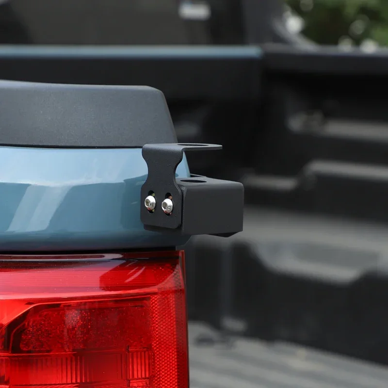 For Ford Maverick 2022-2024 Carbon Steel Black Car Trunk Rear Tailgate Antenna Bracket Base Car Accessories