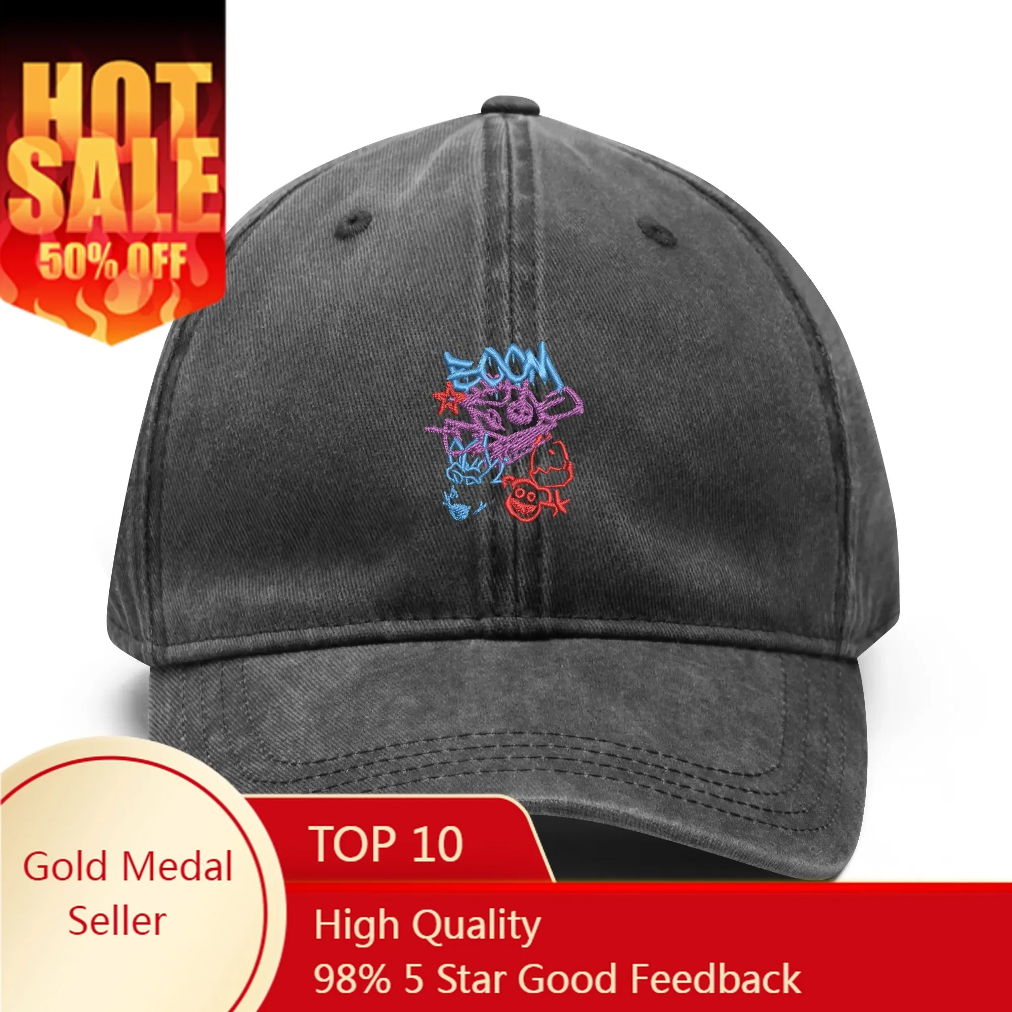 

Arcane Jinx Embroidery Hats Mens Womens Sports Baseball Hat Hip Hop Customized Made Caps Personalized Text Cowboy Trucker Cap