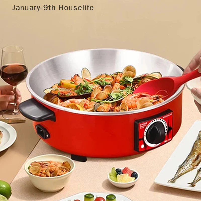 

Innovative 12" Non-stick Electric Hot Pot Multi-Cooker For Efficient Kitchen Use