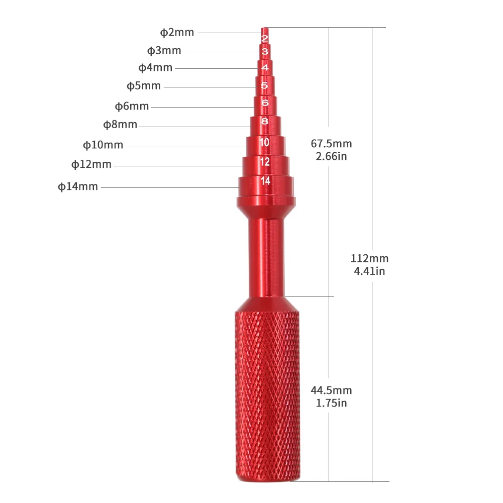 AneegFpv RC Car Bearings Remover Disassemblers Tools Repair Tools Puller Bearing Remove Installers Hand Tool Set For 2-14mm