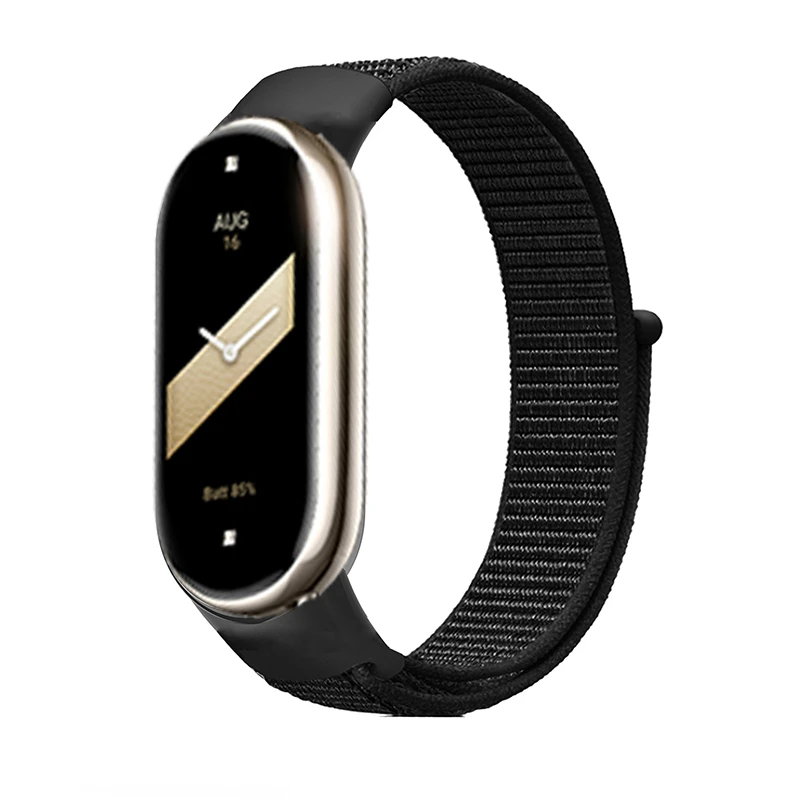 Correa de nailon para xiaomi mi band 8  9, correa de reloj suave, pulsera deportiva, accesorios para Mi band 8