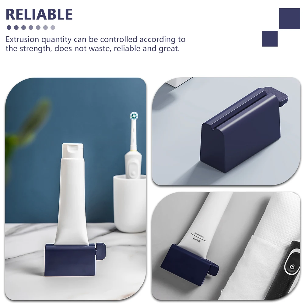 

Abs Manual Toothpaste Squeezer Household Tube Roller Dispenser Organizer For Bathroom Home Durable Space Saving Easy