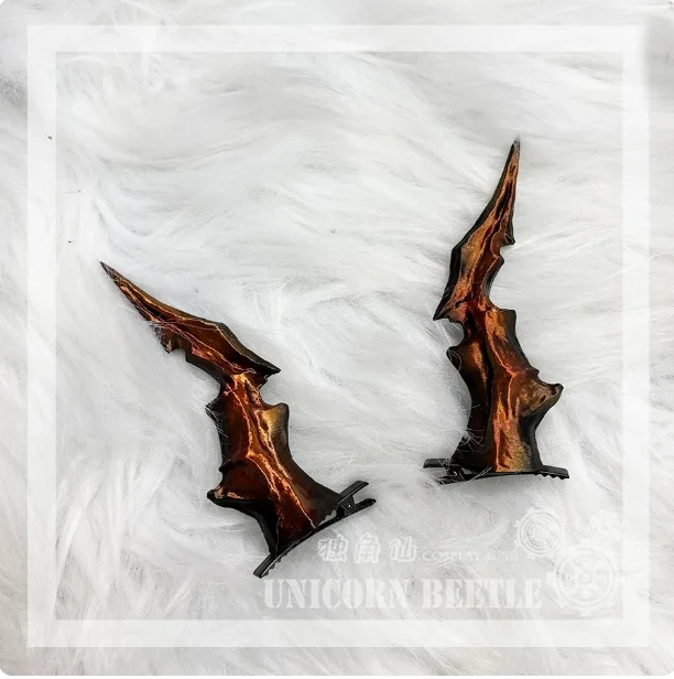 

Anime Arknights Ch'en Prop Horn Corner Hair Clip Hairpin Accessories Headwear Halloween Cosplay Game Props Mascot Accessory