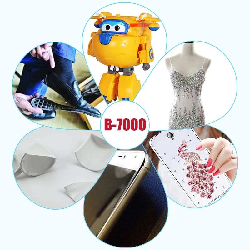 50pcs B-7000 Glue 10ml Multi Purpose Super Best Cold Glue B7000 Adhesive Epoxy Resin Diy Crafts Glass Touch Screen Cell Phone