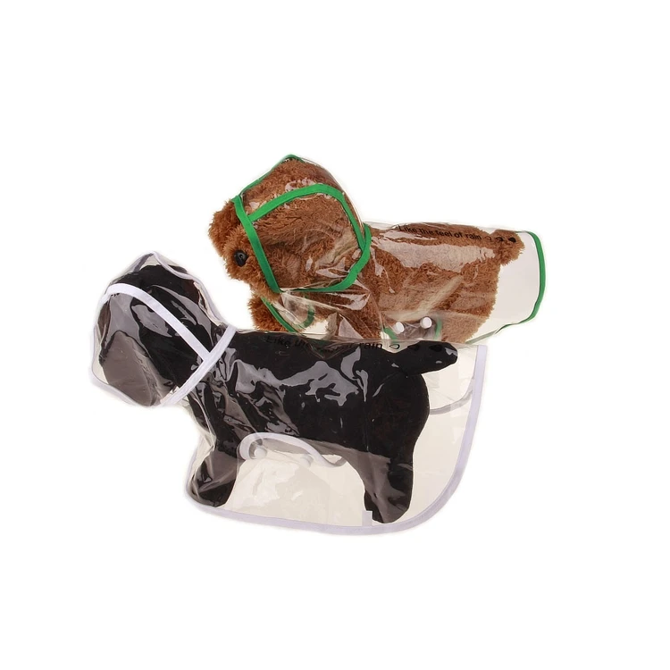 

China Made Pet Clothes Transparent Pet Raincoat Outdoor Dog Clothes Large Dog Waterproof Raincoats