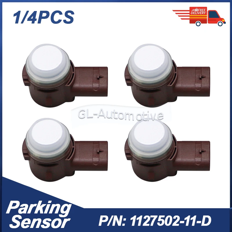 1/4PCS For Tesla 3 X S PDC Parking Assist Sensor 112750211D 1127502-11-D
