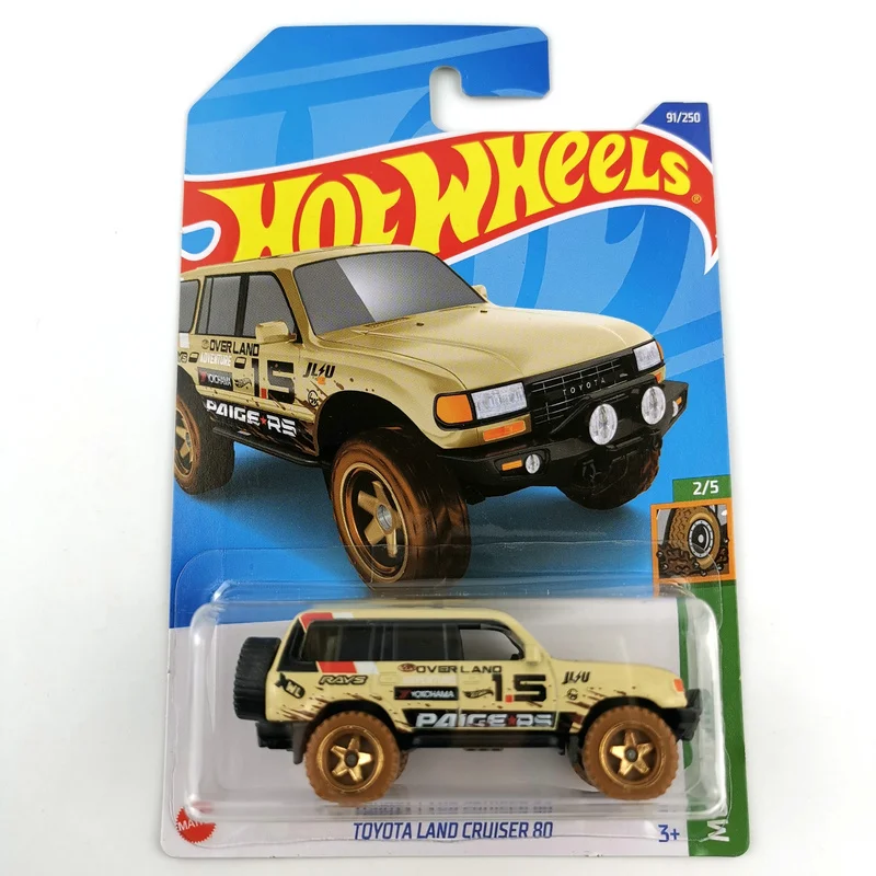 2022-91 Hot Wheels Cars TOYOTA LAND CRUISER 80 1/64 Metal Die-cast Model Collection Toy Vehicles