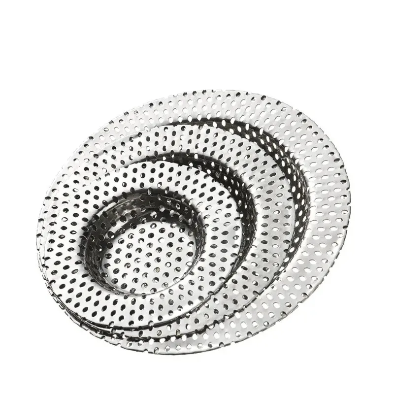 1PC Kitchen Sink Filter Mesh Bath Strainer Floor Drain Hole Filter Cover Stainless Steel Sewer Hair Filter Home Accessories