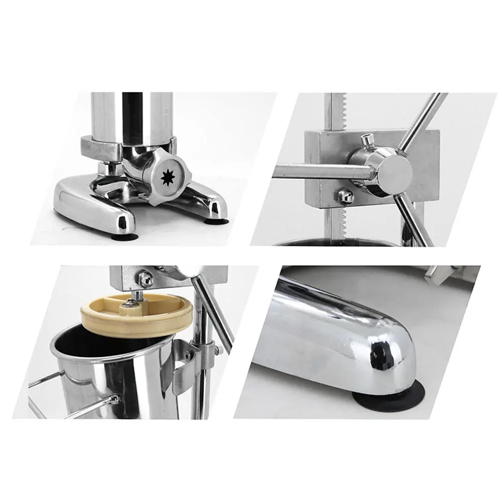 Máquina para hacer Fritters Manual de 3L, máquina latina para hacer Churros, equipo de Tapas españoles, churrera para churros casera