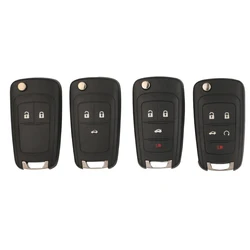 jingyuqin Flip Folding Remote Car Key Shell Case Fob For OPEL VAUXHALL Insignia Astra Zafira 2 3 Button HU100 Blade WITH STICKER