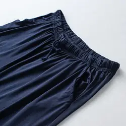 Pantaloncini traspiranti pantaloncini modali pantaloncini da pigiama estivi modali da uomo comodi pantaloni con coulisse All-match per gli sport domestici