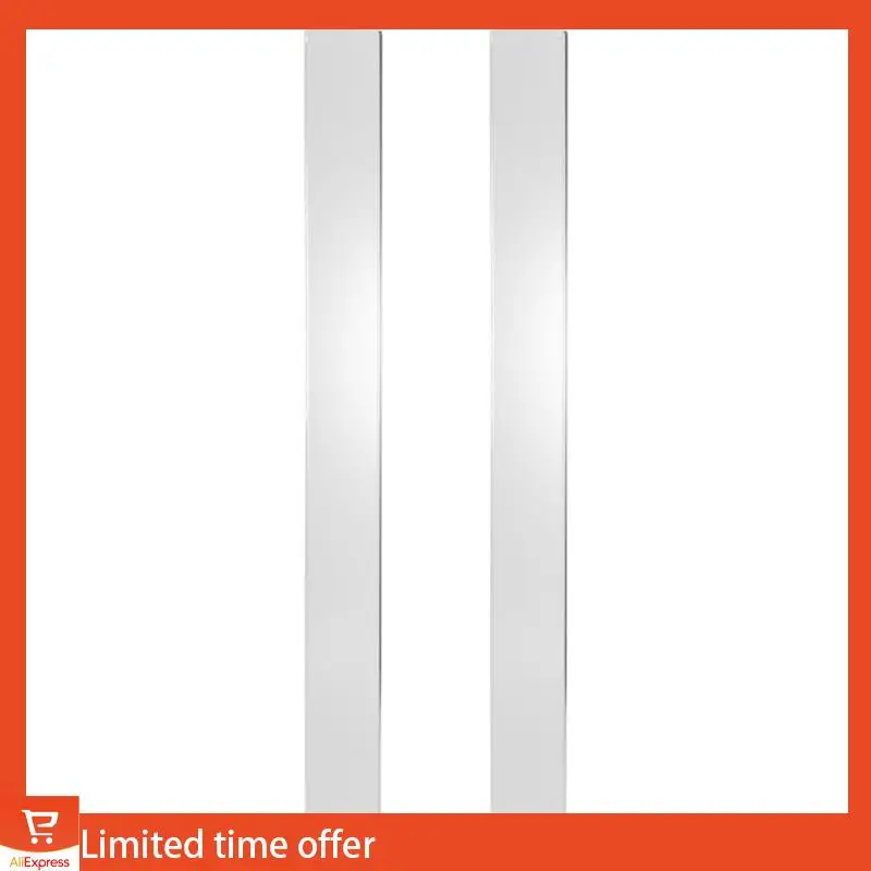 

Fresh 2Pcs Acrylic Biscuit Cake Rolling Tool Balance Ruler Fondant Icing Biscuit Thickness Ruler Biscuit Smoother Baking