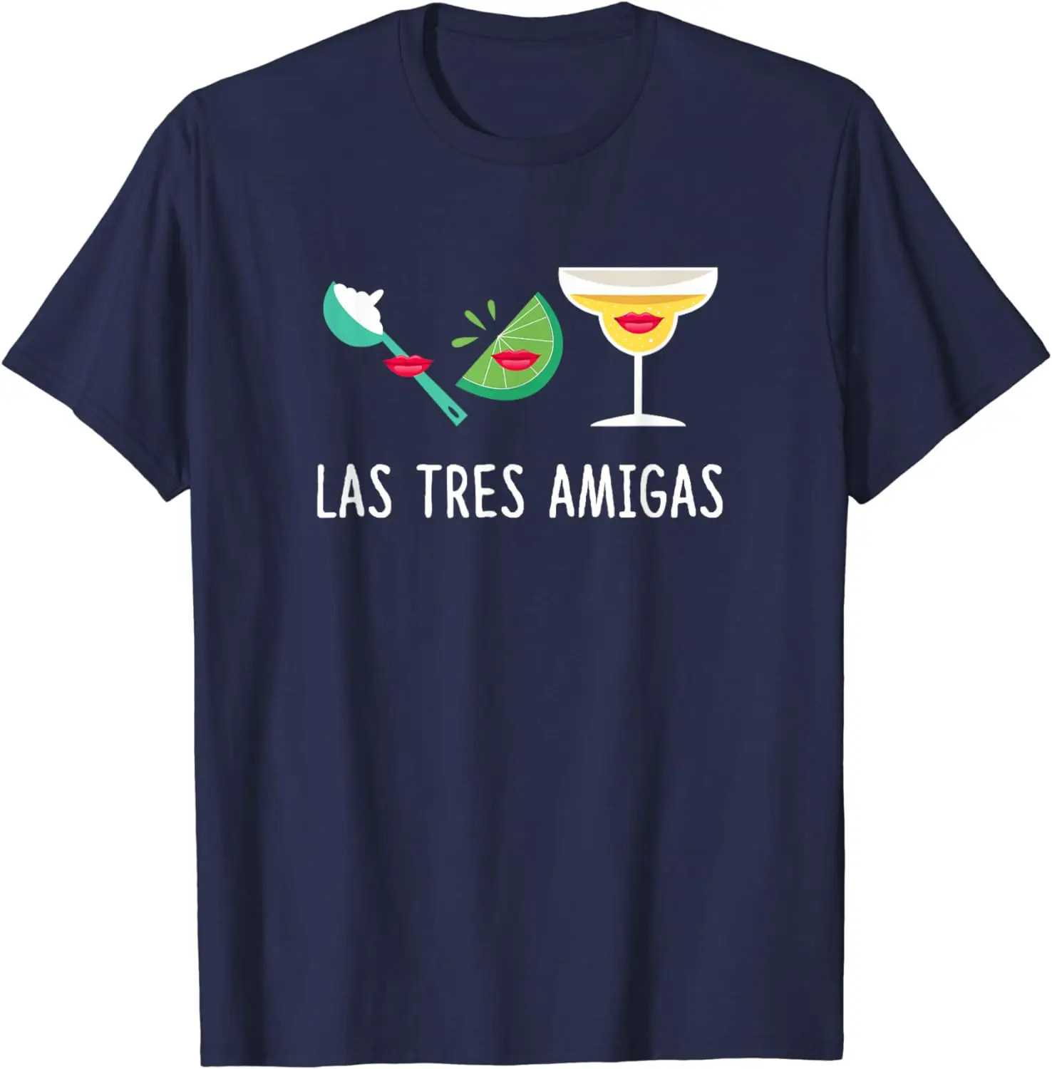 T-shirt engraçado e engraçado do presente, roupa Las Tres Amigas Cinco de Mayo